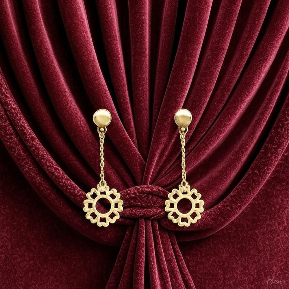 Blossom into Radiance: Why Starkle’s Gold Bloom Drop Earrings Are Stealing Hearts This Season