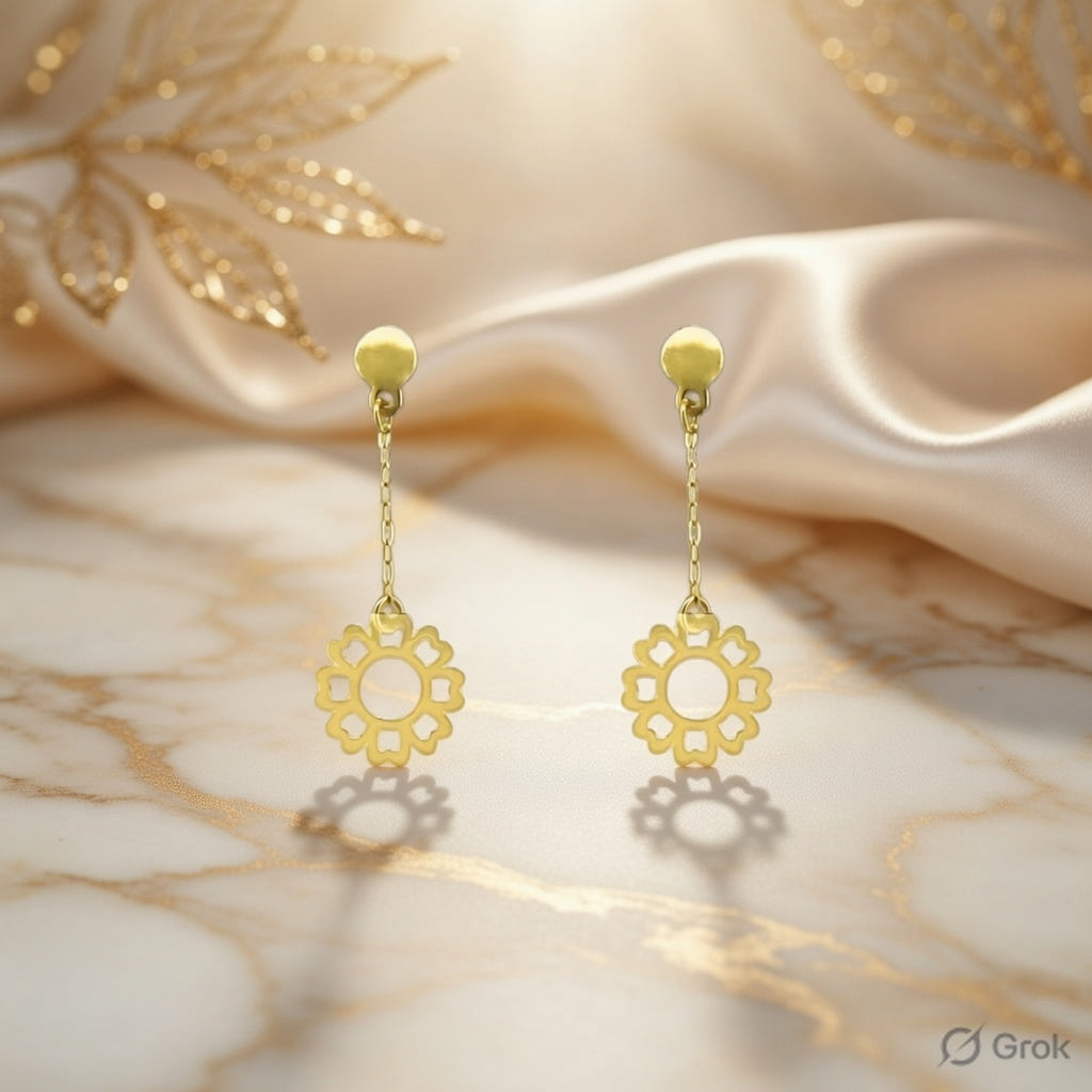Build Your Look Around the Earrings That Bloom With You: The Beautiful Gold Earrings That Grow With Your Story at Starkle