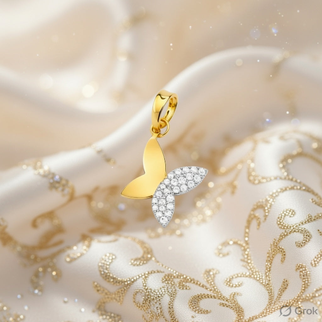 A Symbol of Transformation, Adorned with Timeless Beauty: The Exquisite Pendant from Starkle