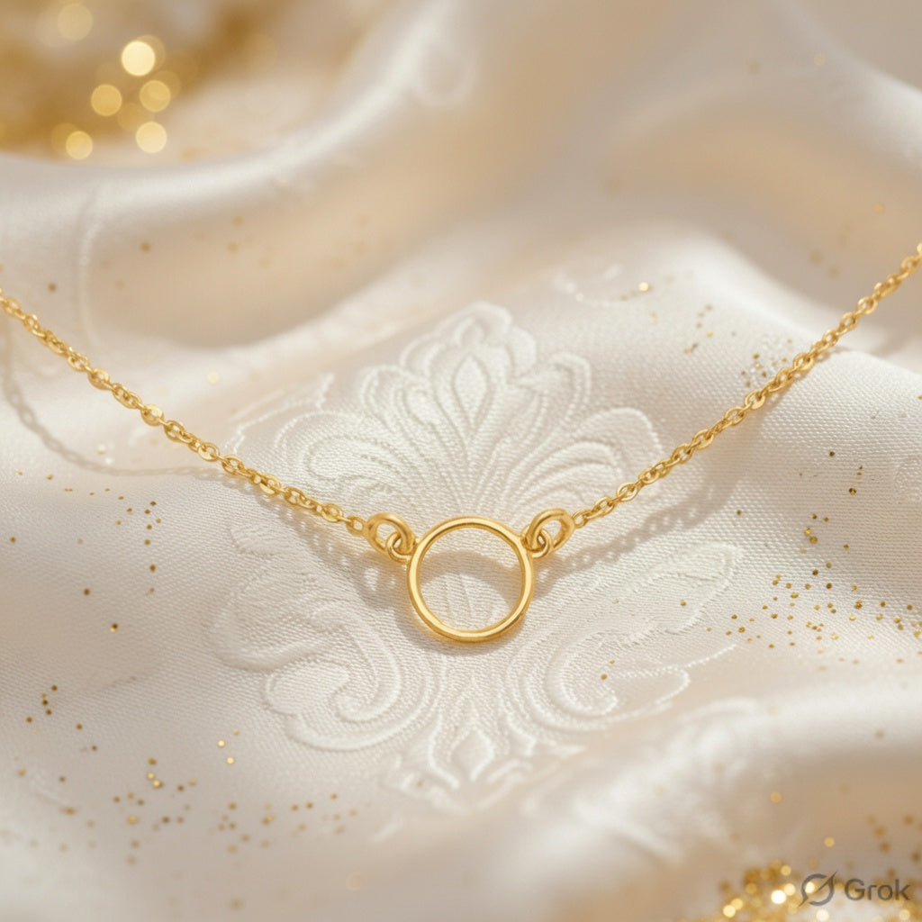 Simplicity in its Purest Form: Eternal Elegance in a Circle – The Signature Beautiful Necklace from Starkle