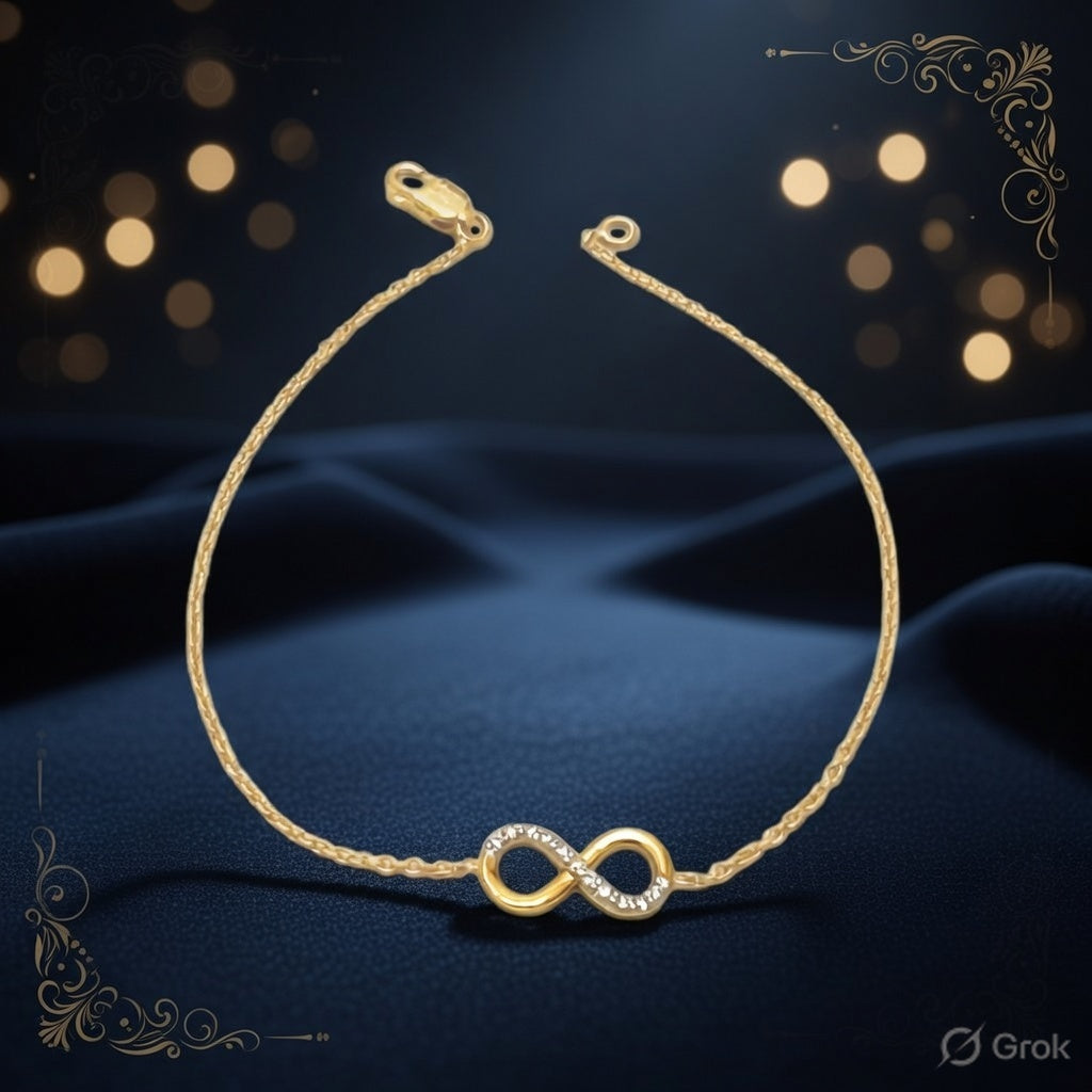 Exclusively at Starkle: Diamond Infinity Bracelet — Where Forever Meets Flawless Craftsmanship: The Exquisite Diamond Bracelet That Captures Eternity
