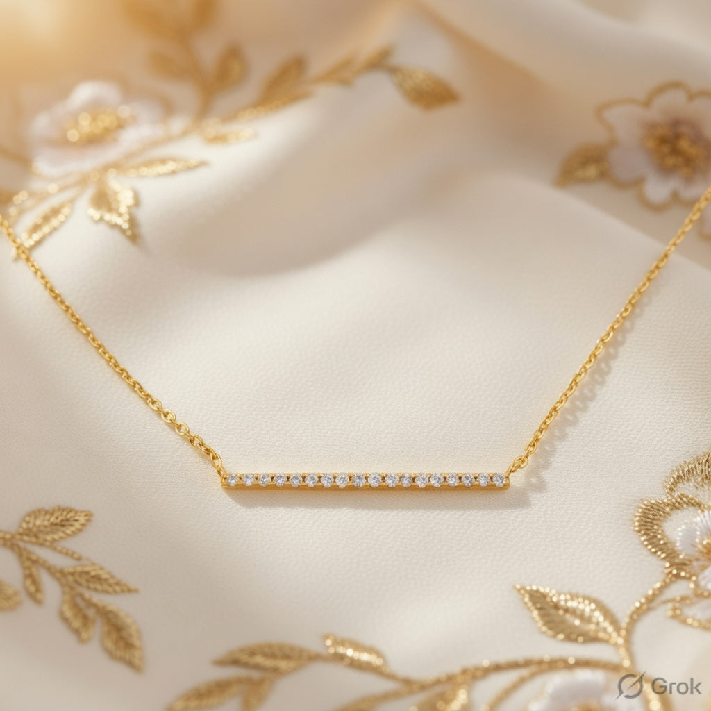 Wear the Line that Lights Up Your Everyday: The Perfect Elegant Diamond Necklace from Starkle