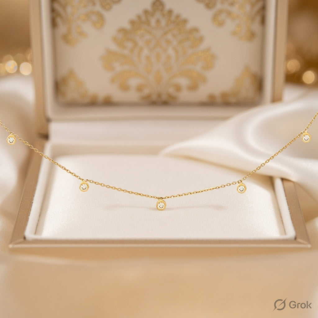 A Necklace That Reminds You: Some Beauty Needs No Foundation — The Elegant Diamond Necklace That Speaks for Itself at Starkle
