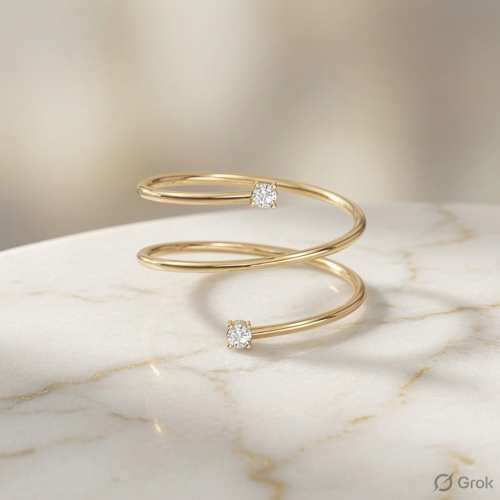 Effortless Everyday Elegance: Fall in Love with the Minimal Diamond Spring Ring That Feels Like a Daily Hug on Your Finger