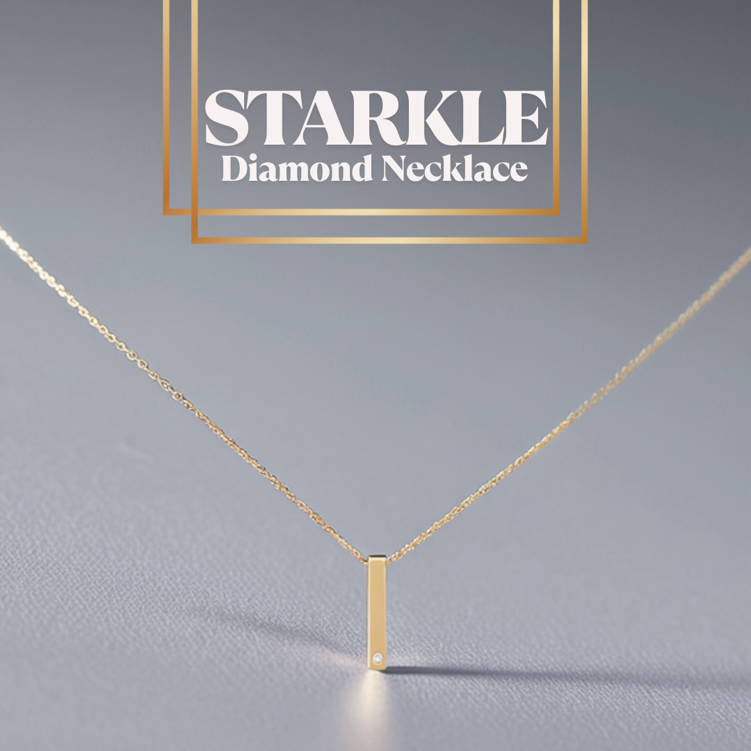 The Elegance of Starkle’s Diamond Vertical Bar Necklace: Wear Your Brilliance