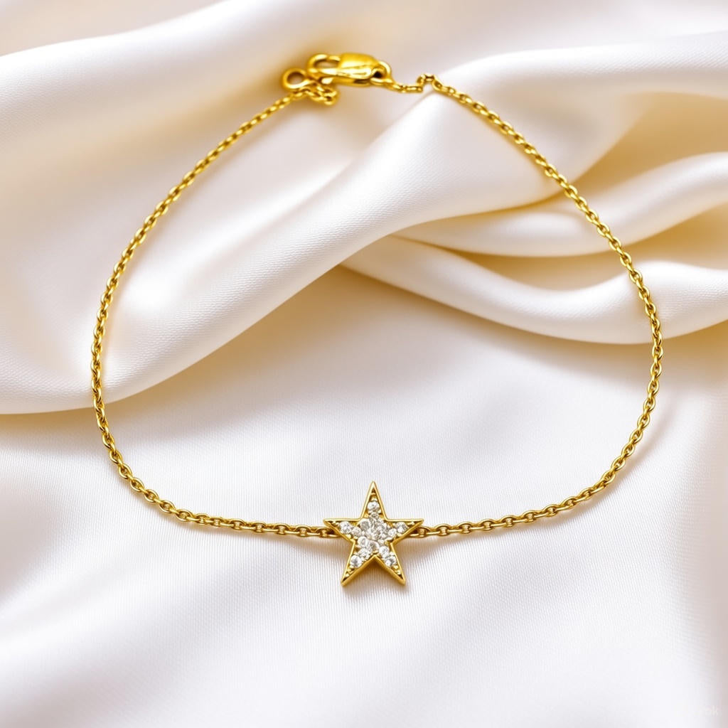 The Magic of Celestial Elegance: Discovering the Pavé Diamond Star Bracelet from Starkle