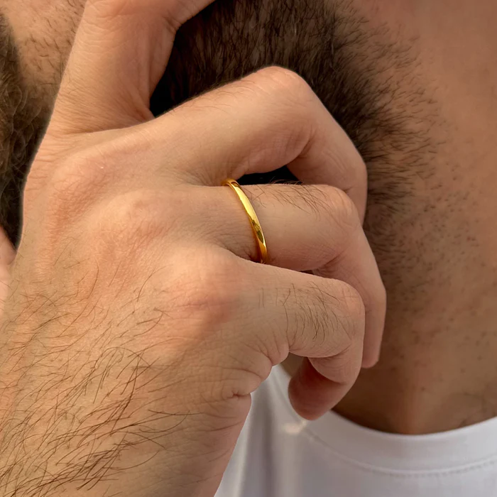 men gold rings