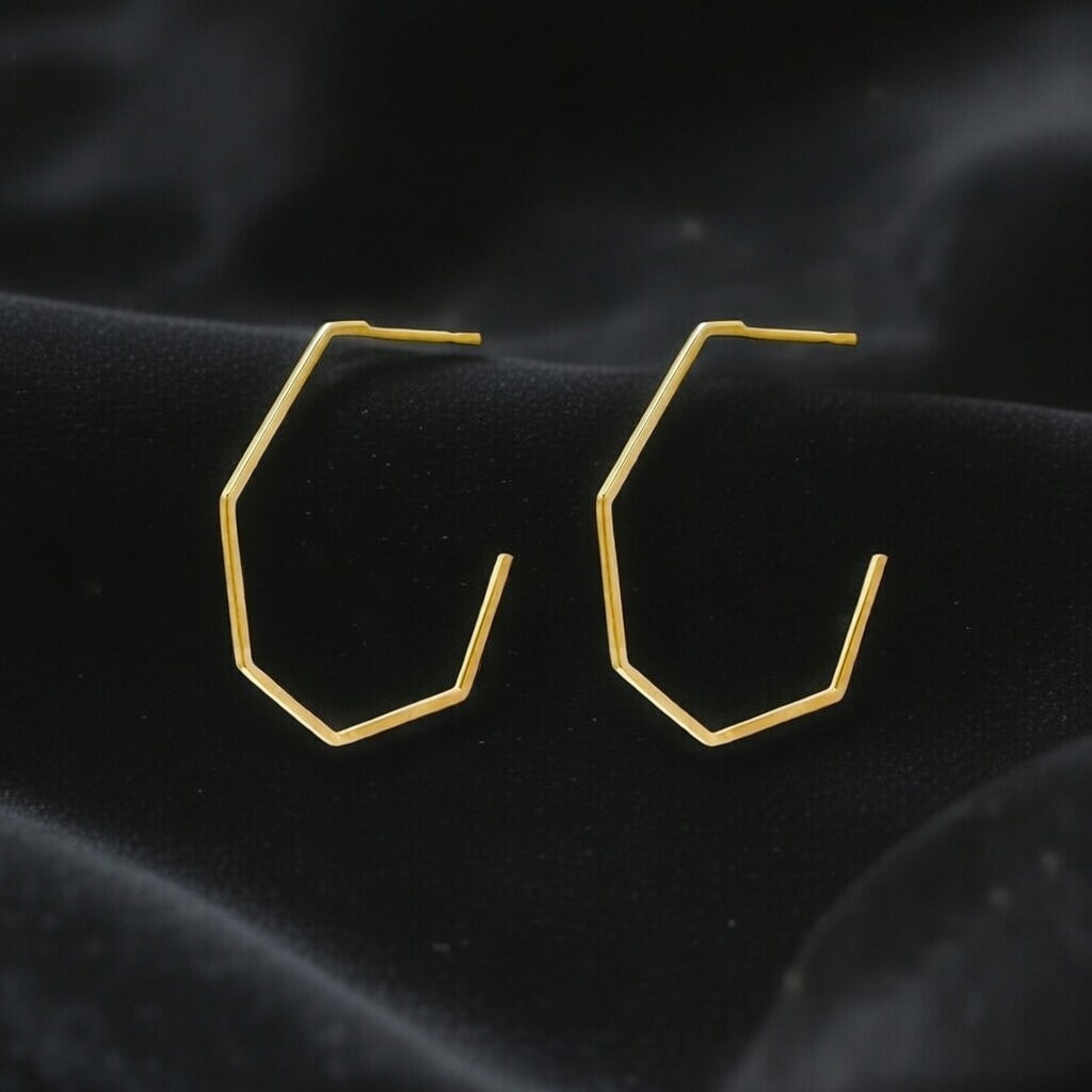 Open Hexa Hoops: The Modern Heirloom That Layers Beautifully, Shines Alone Brilliantly, and Feels Like It Was Made Just for You