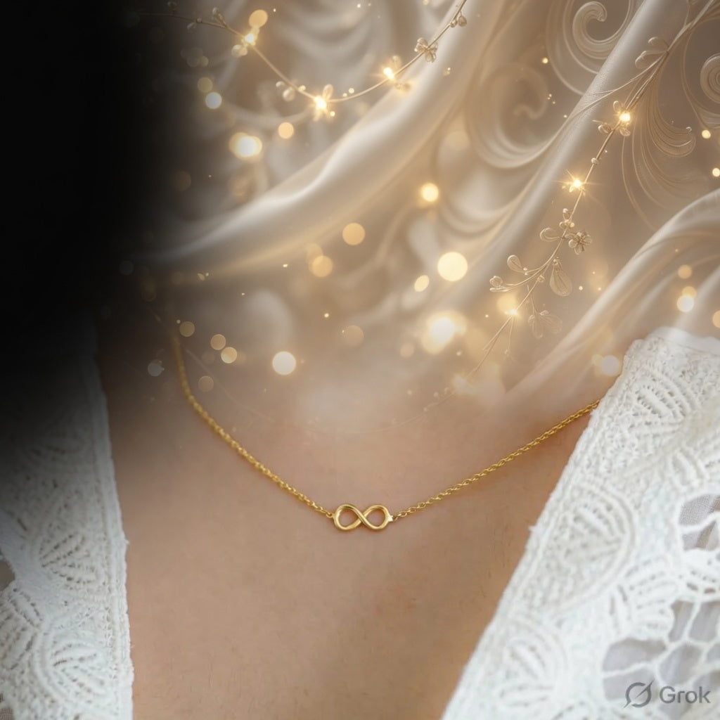 Elegance Redefined. Infinity Perfected. Discover the Beautiful Infinity Necklace by Starkle.