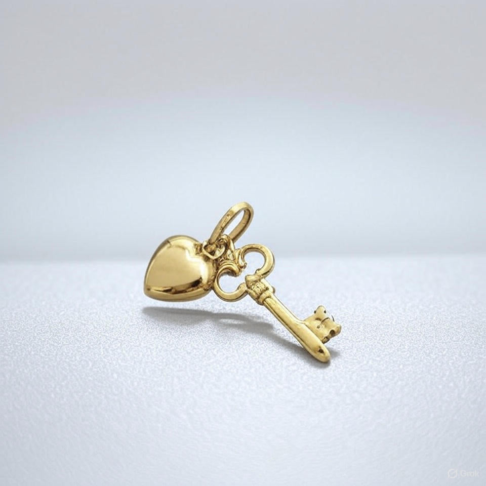 The Key to Her Heart, Crafted in Pure Gold Elegance