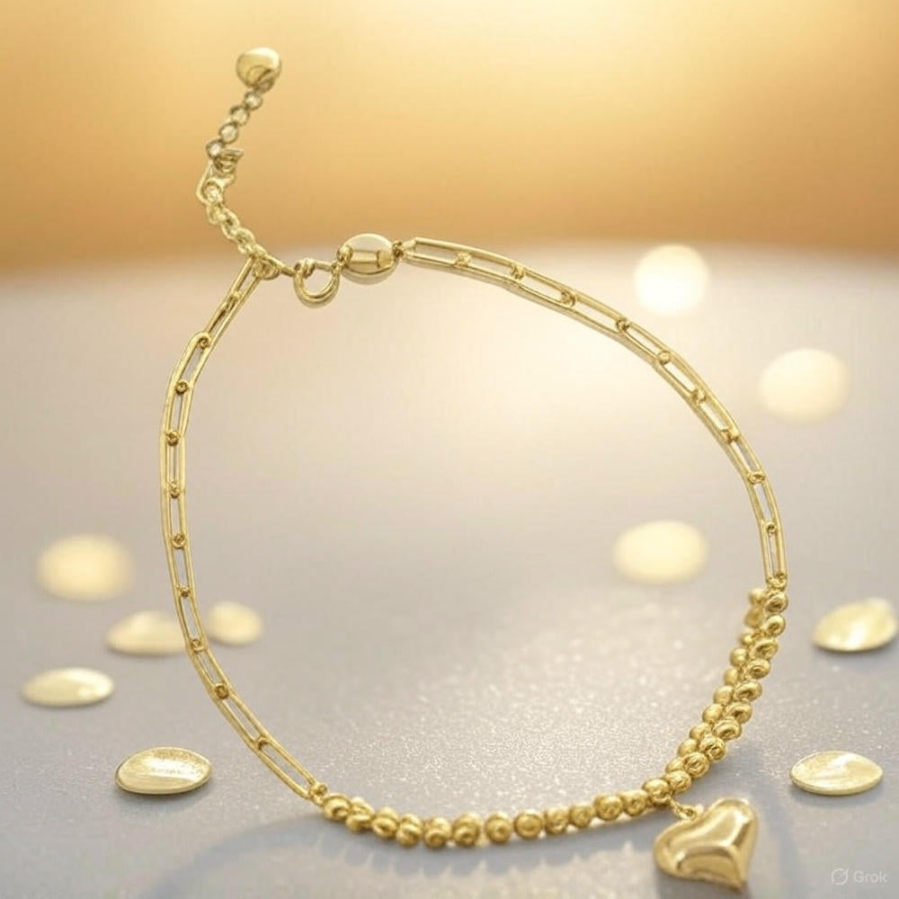 Wear Your Heart on Your Wrist: The Elegance of Starkle’s Beautiful Heart Bead Bracelet