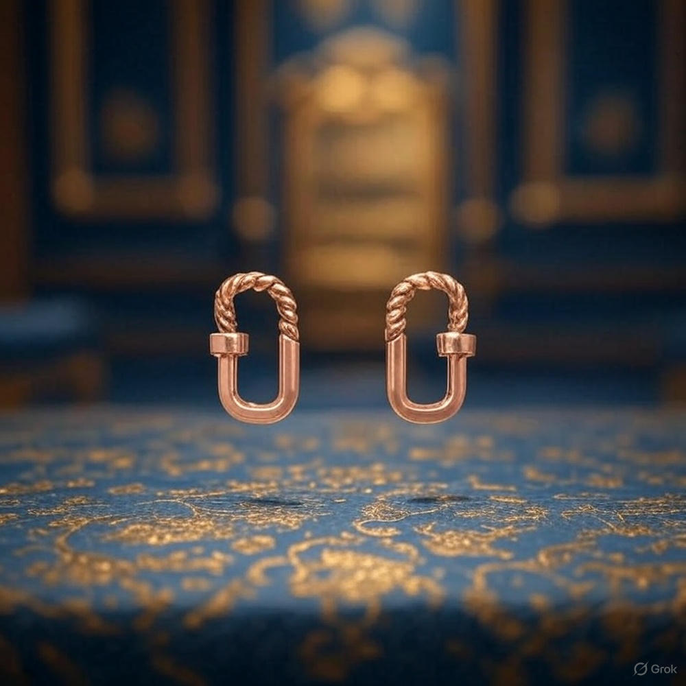 Twist into Elegance with Our Spiral Clip Studs