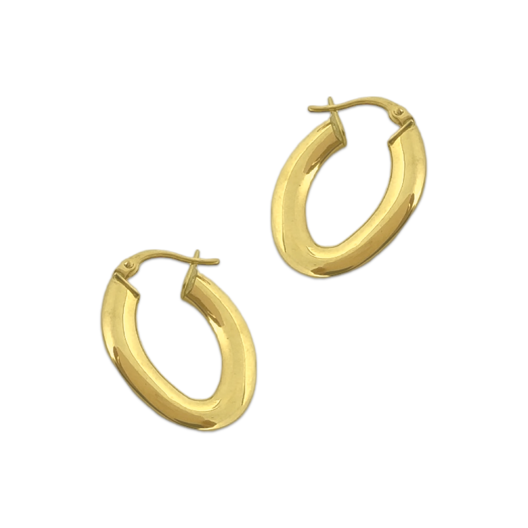 Flat Oval Hoops