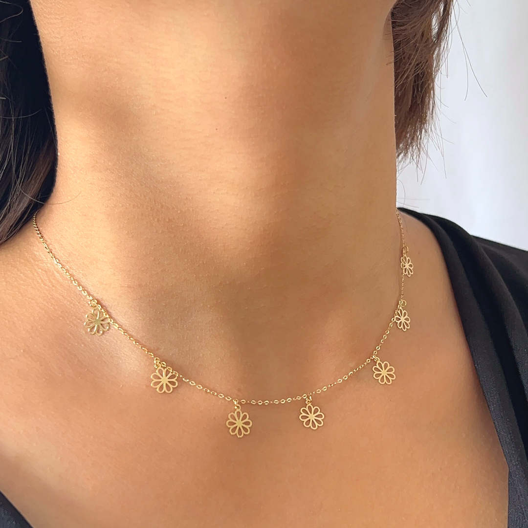 Flora Charm Necklace