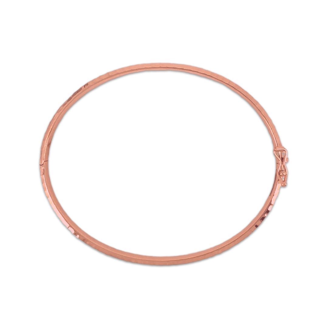 Block Bangle Bracelet | Rose