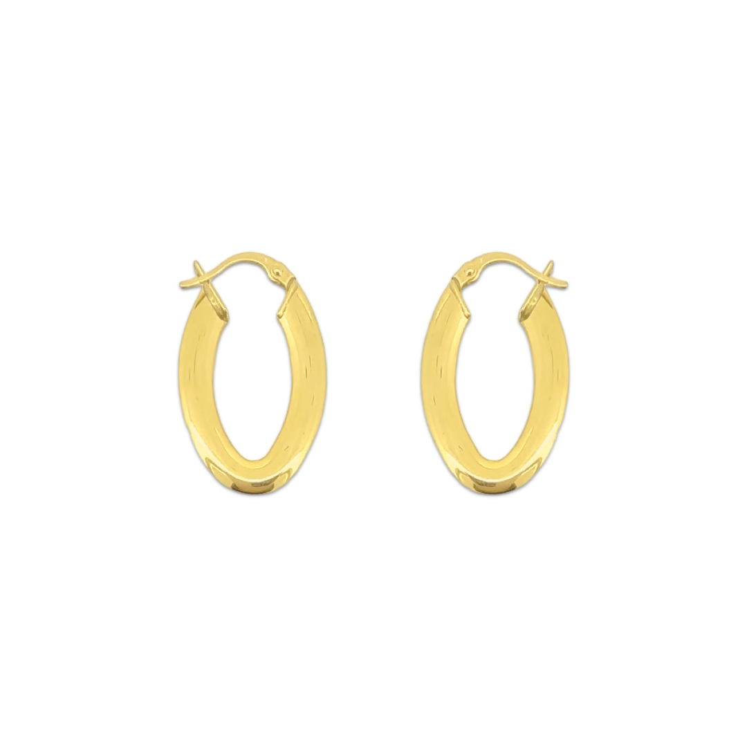 Flat Oval Hoops