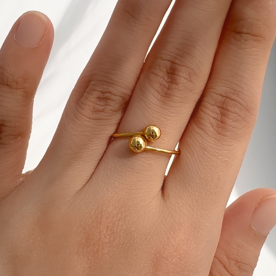 Sphere Open Ring