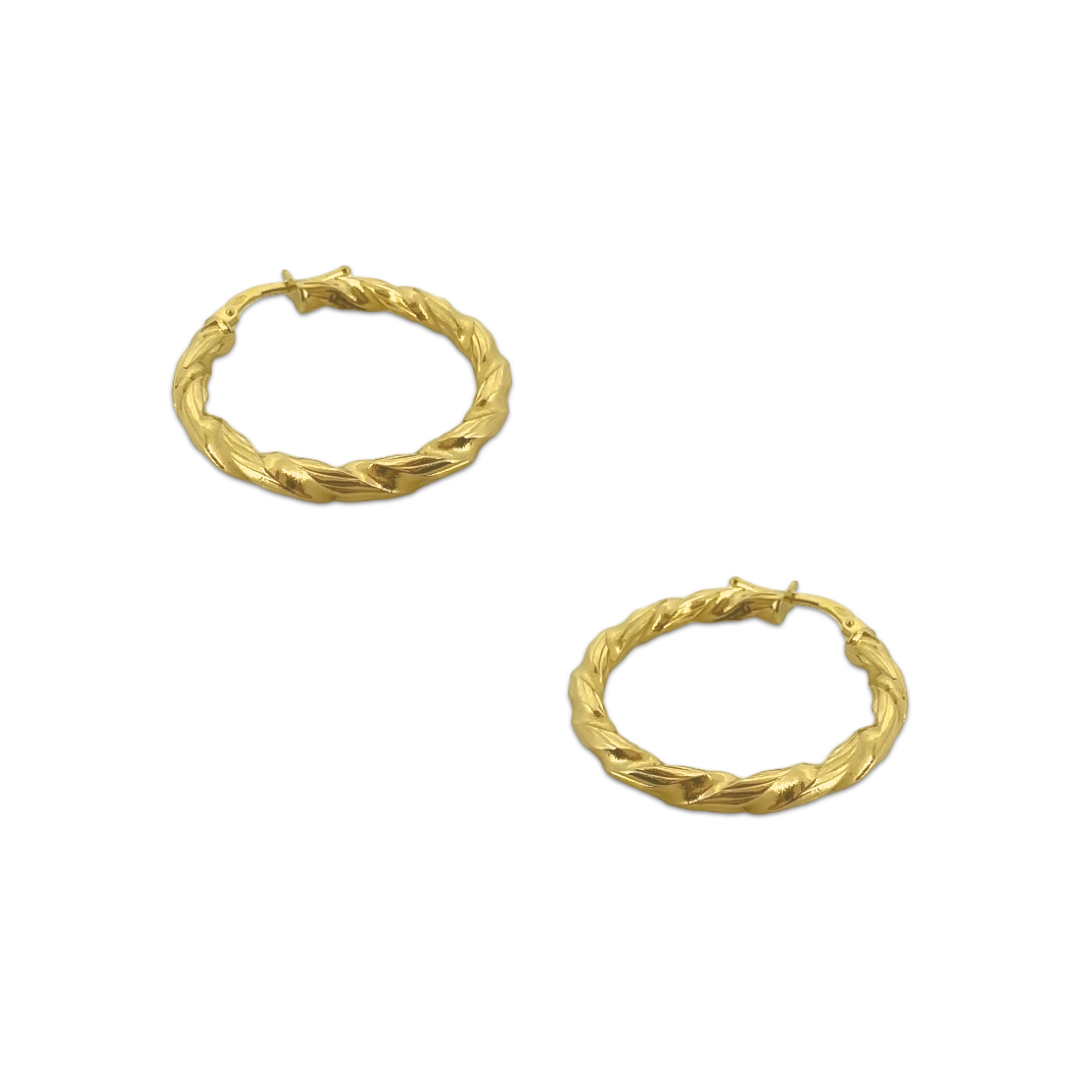 Bold Twisty Hoops
