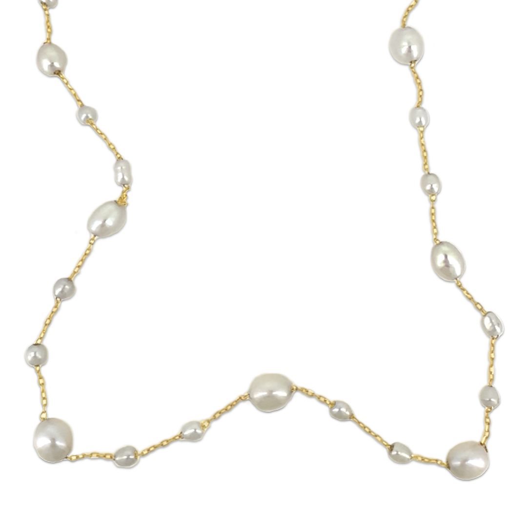 Abstract Pearl Necklace