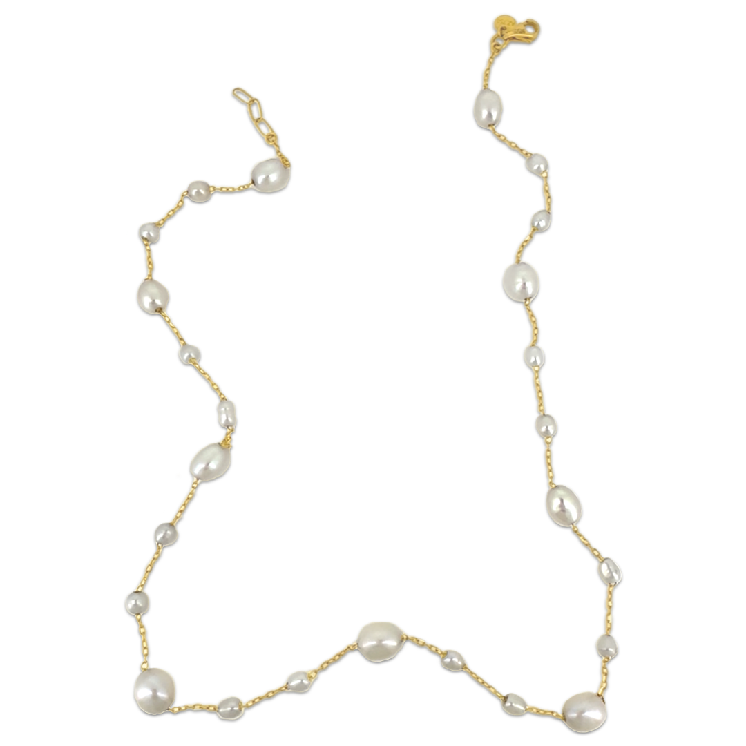 Abstract Pearl Necklace