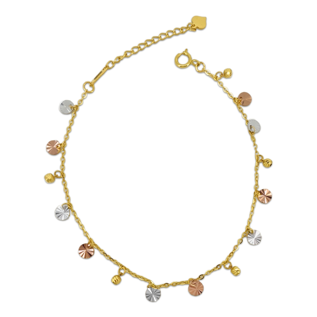 Textured Sphere Circle Bracelet