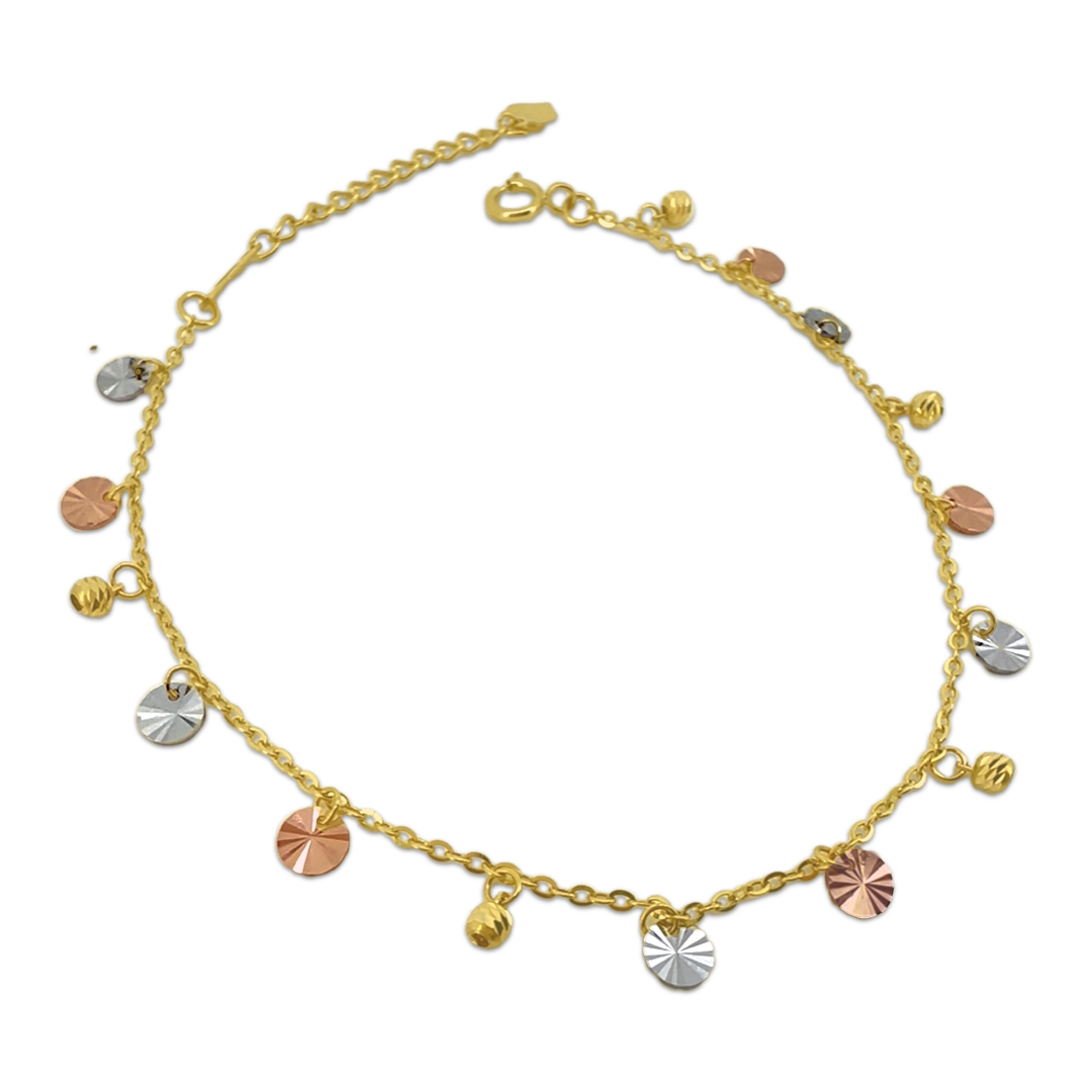 Textured Sphere Circle Bracelet