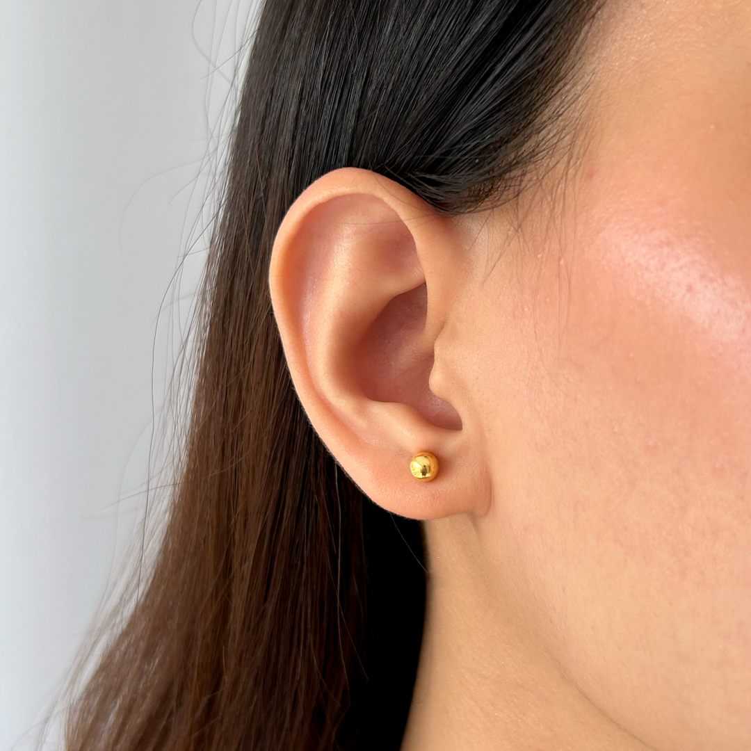 Gold Ball Studs 4.7 mm