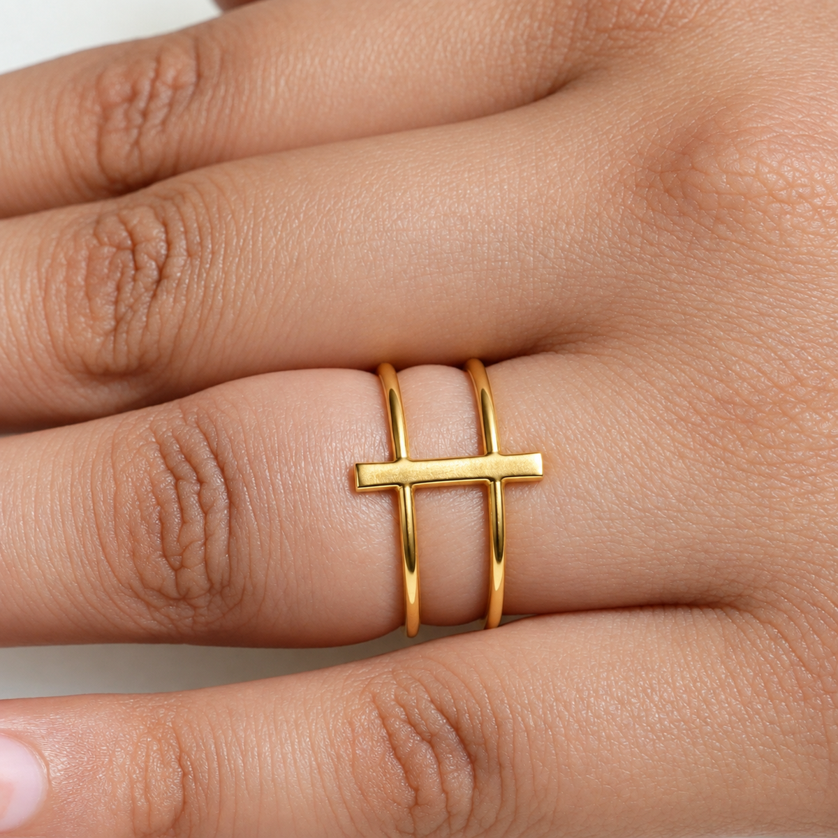 Bar Double Ring