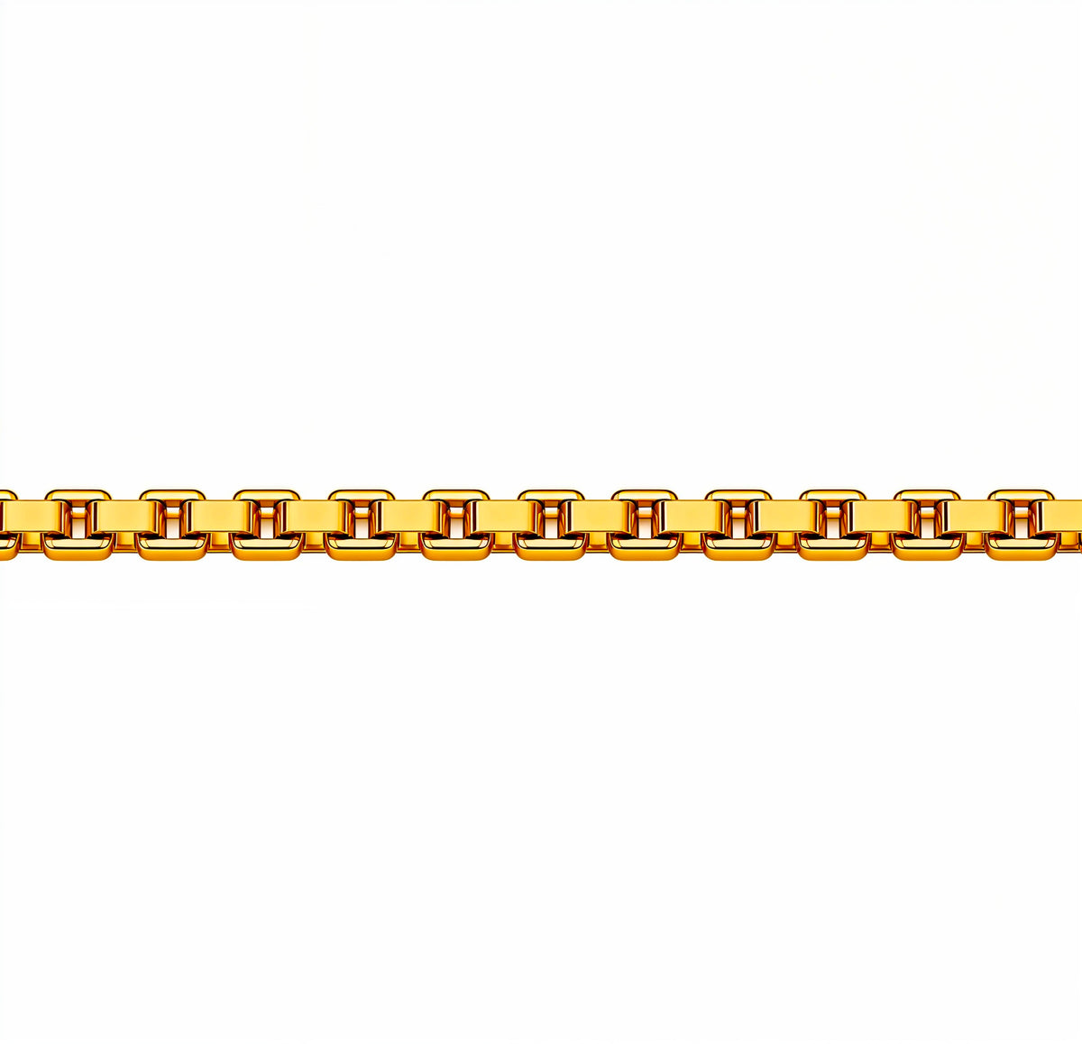 Thin Box Chain | Yellow