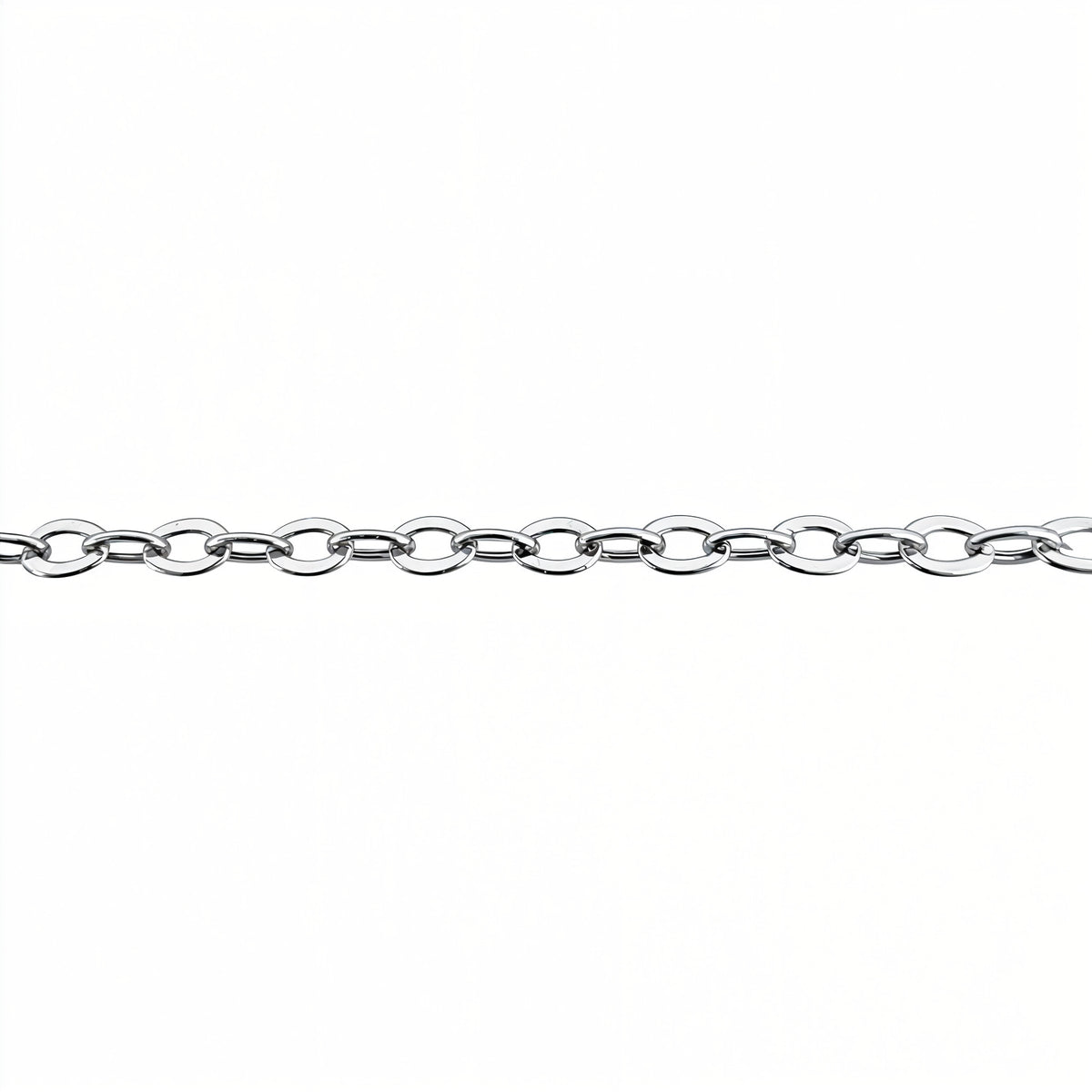 Bold Cable Chain | White