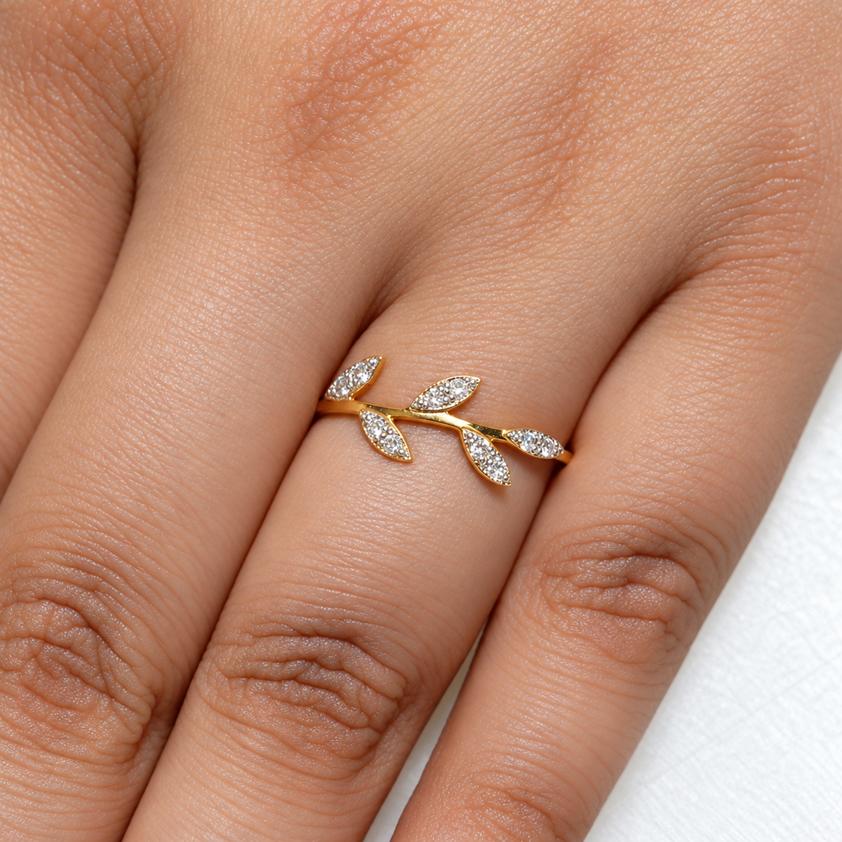 Diamond Vine Ring