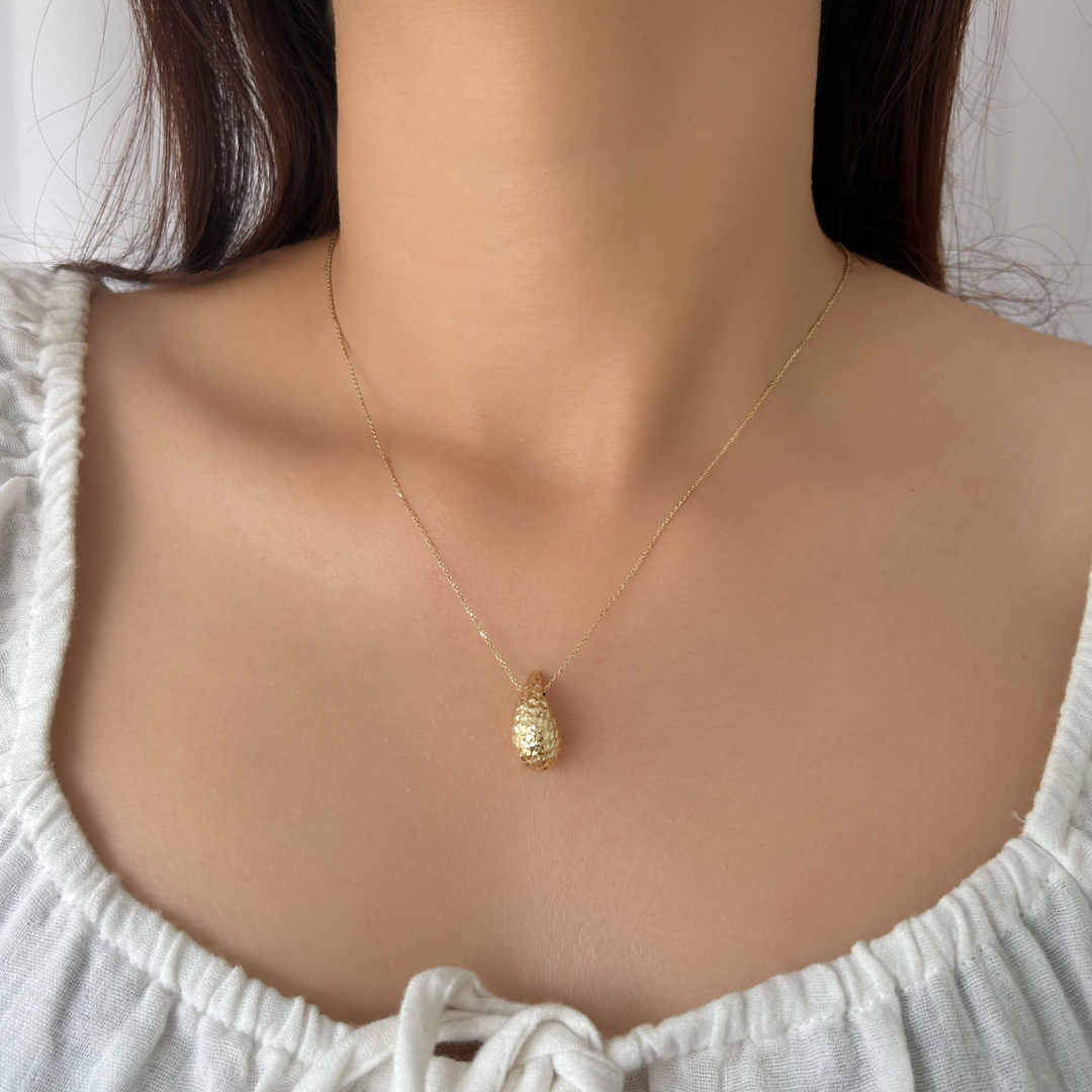 Abstract Drop Necklace