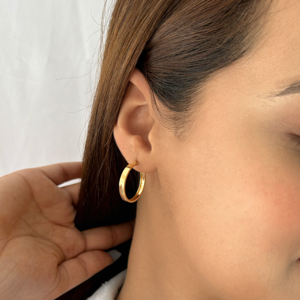 Flat Round Hoops