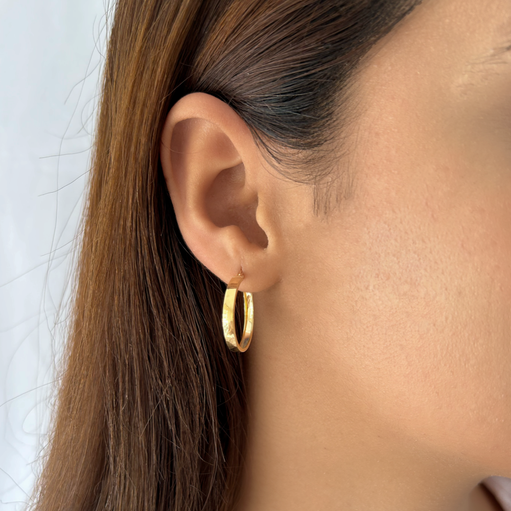 Flat Round Hoops