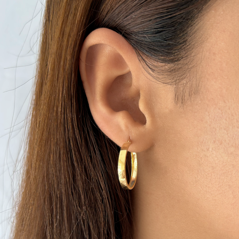 Flat Round Hoops
