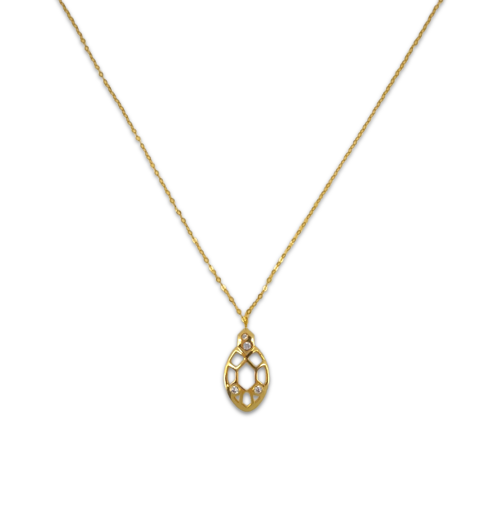 Geometric Moth Necklace