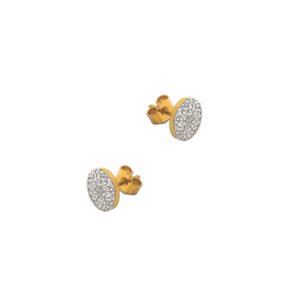 Studded Circle Studs