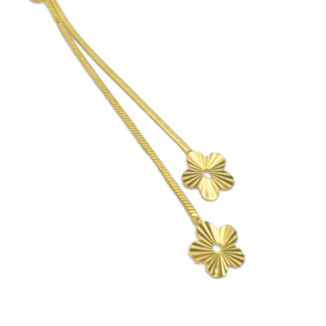 Fleur Chain Drop Earrings