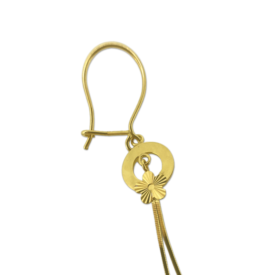Fleur Chain Drop Earrings