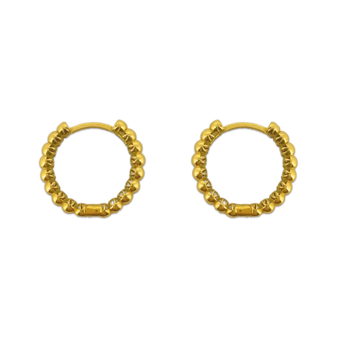 Bold Bead Hoops