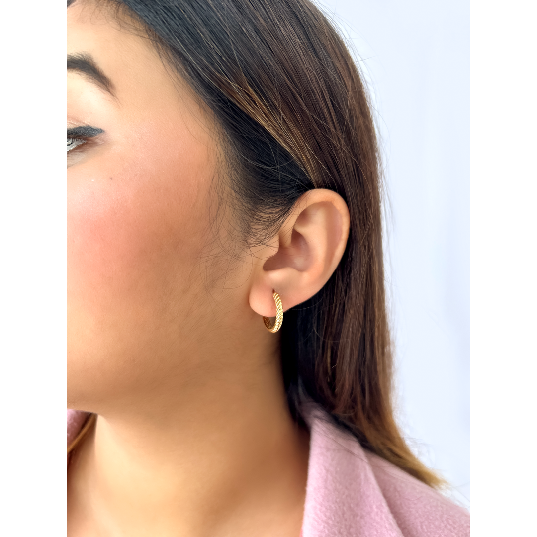 Bold Spiral Hoops