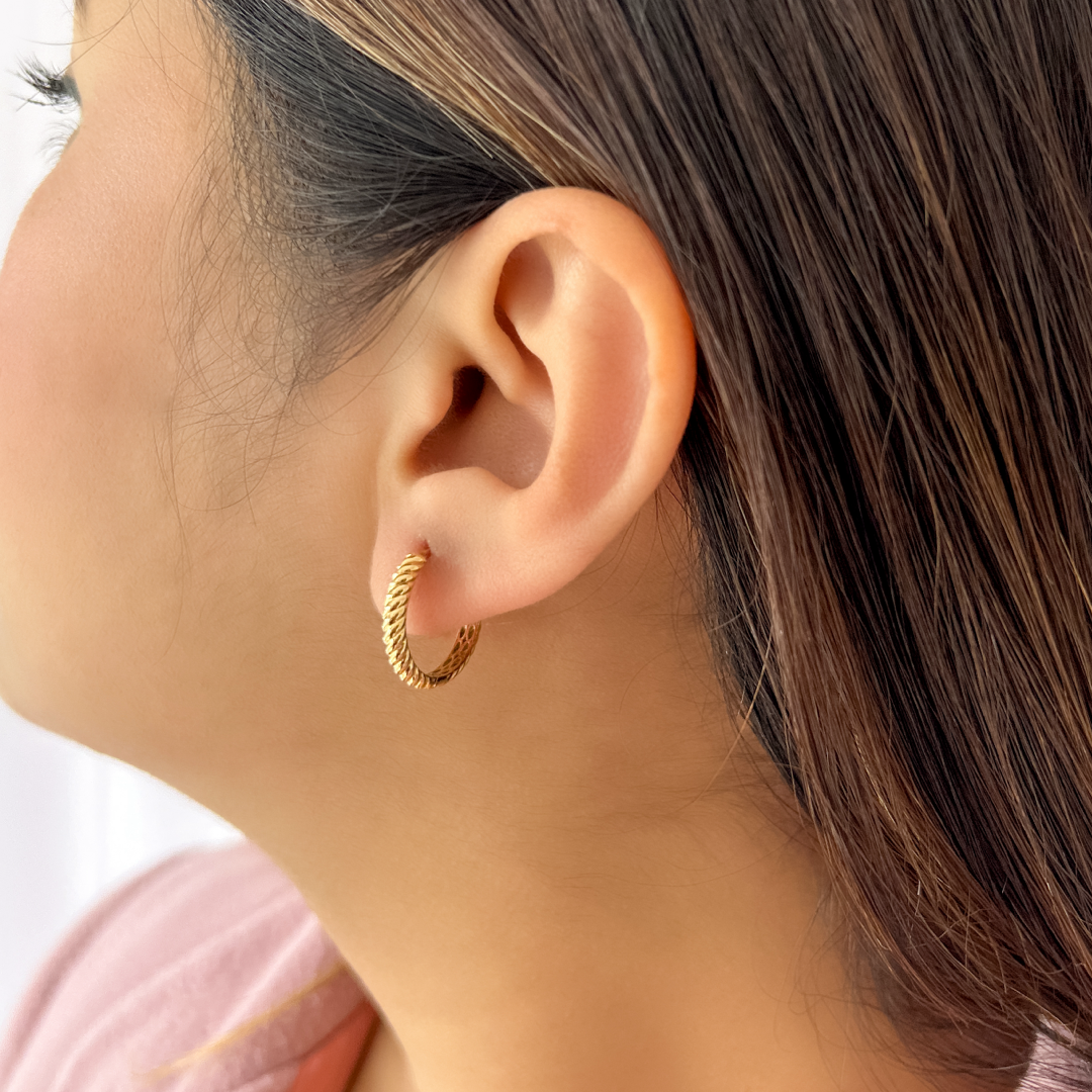 Bold Spiral Hoops