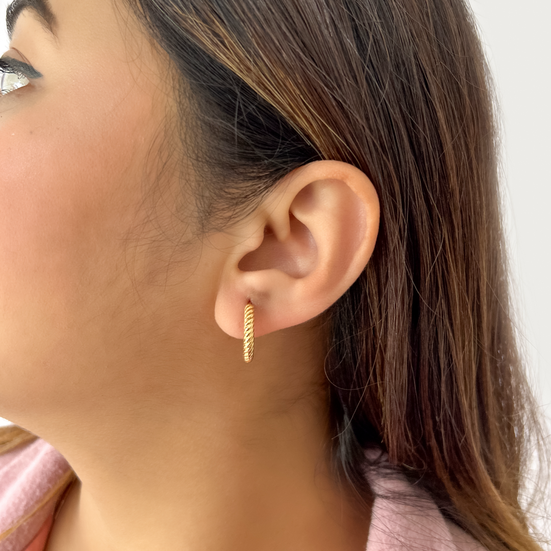 Bold Spiral Hoops