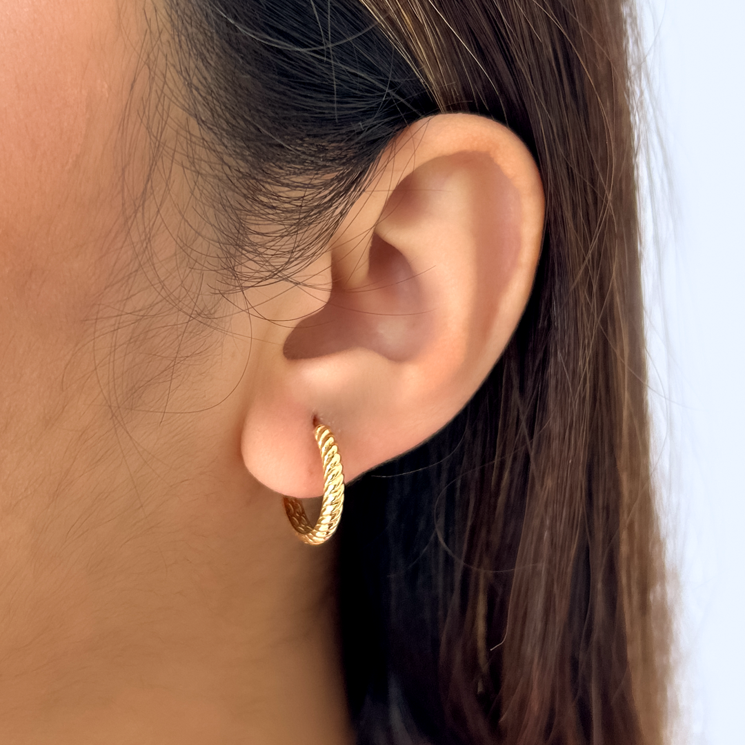 Bold Spiral Hoops