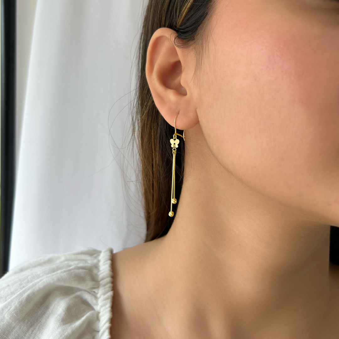 Butterfly Drop Earrings