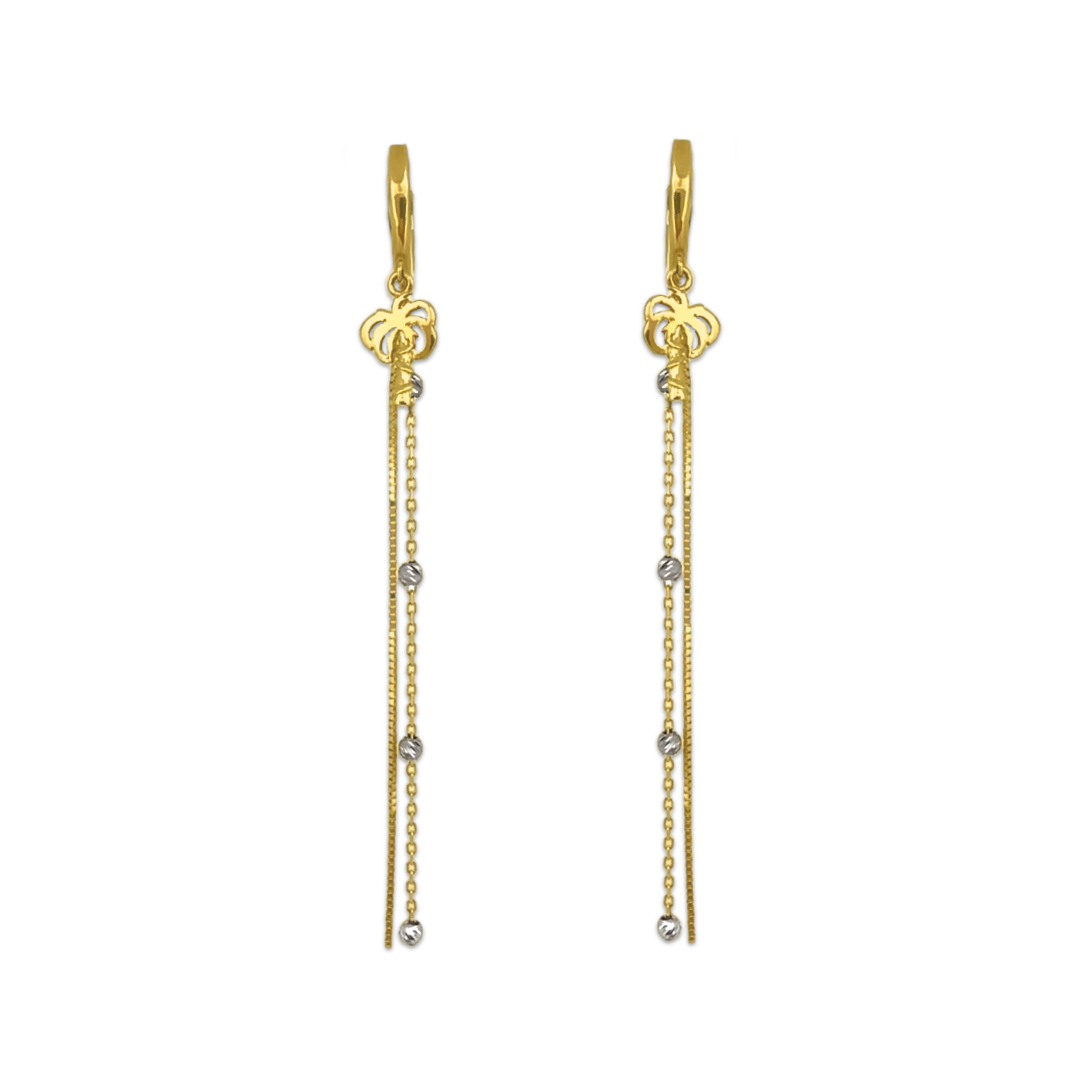 Charm Drop Hoops