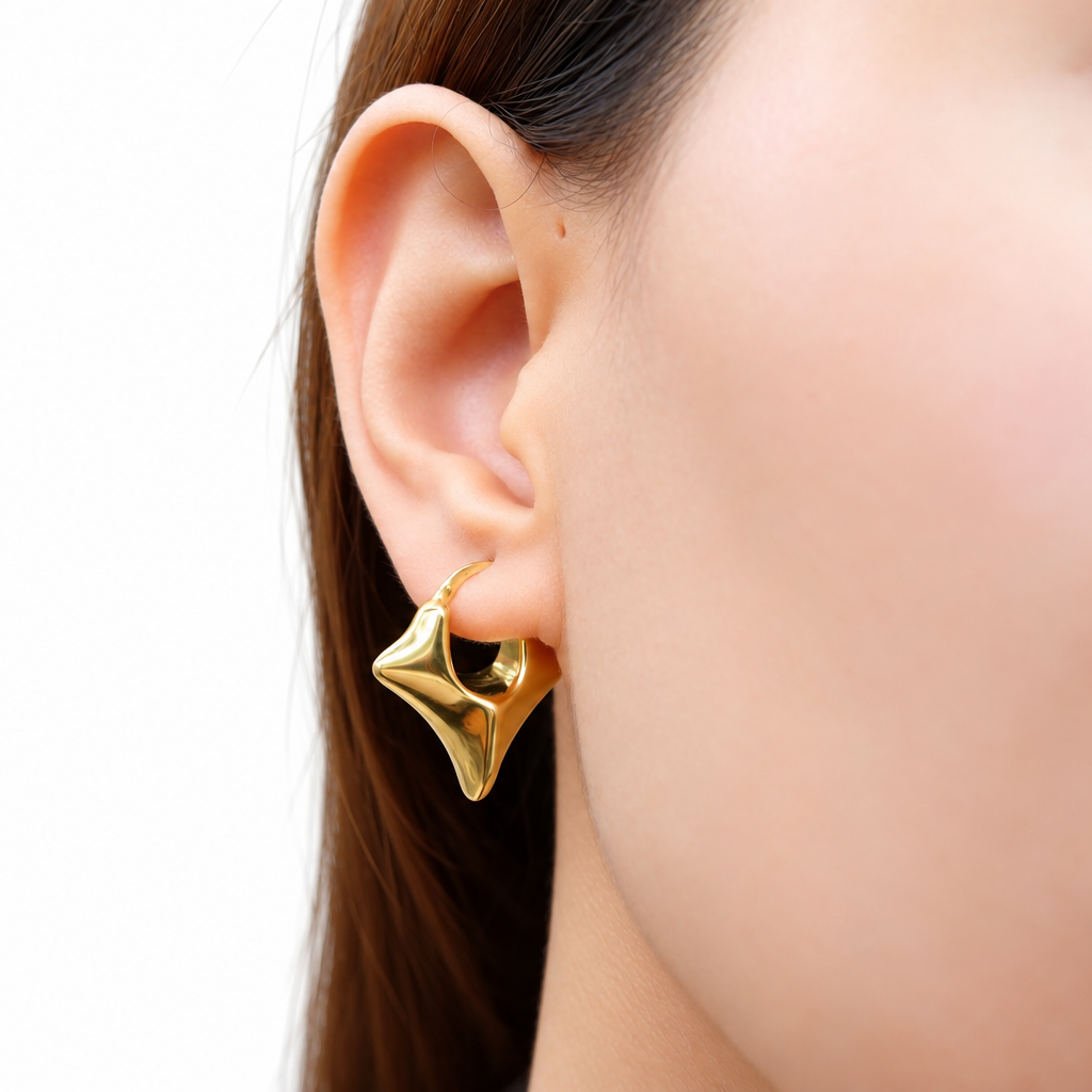 Starry Chunky Hoops