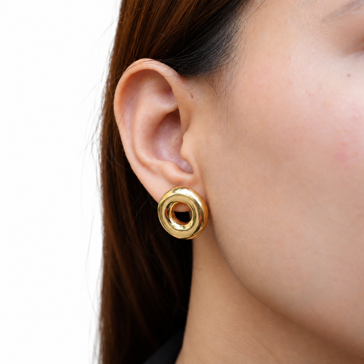 Textured Donut Studs