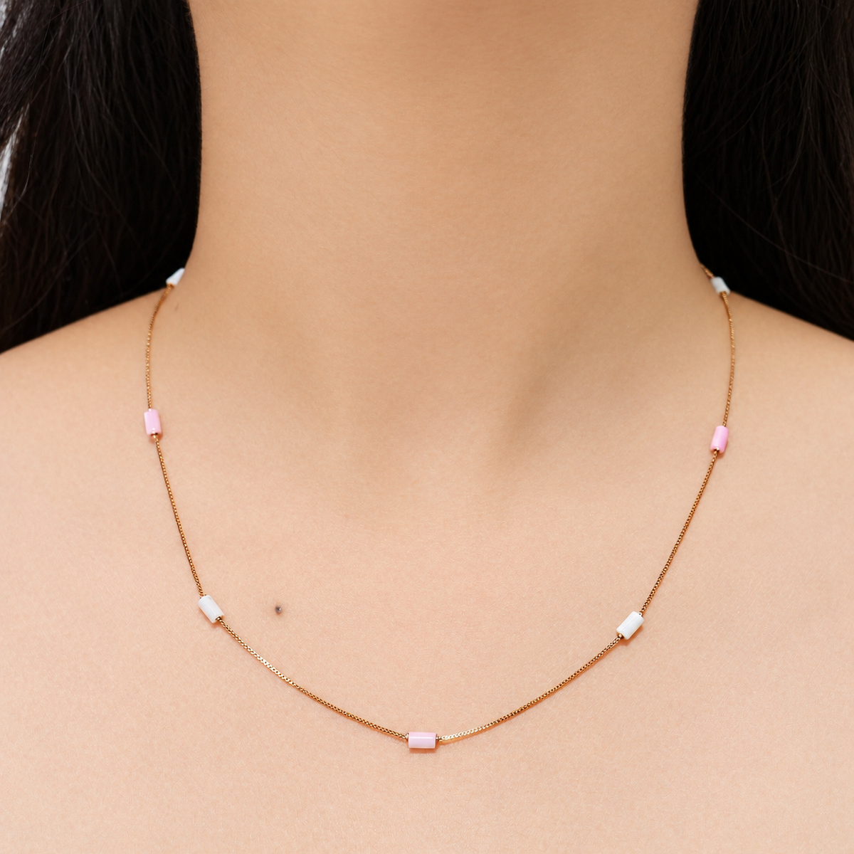 Pink Bead Necklace