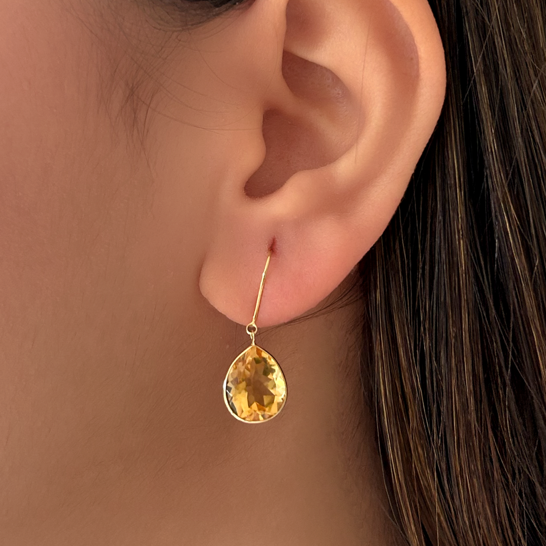 Citrine Drop Earrings